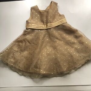 Gold Polka Dot Dress